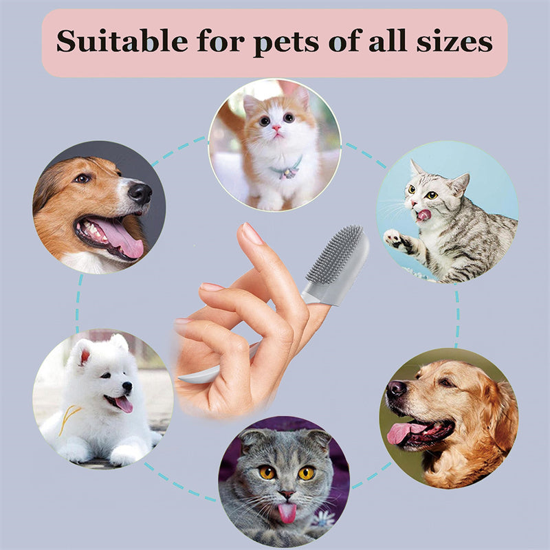 Silicone Finger Toothbrush – Oral Cleaning Tool for Dogs & Cats