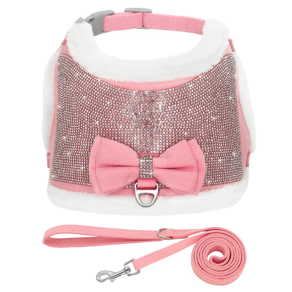 Rhinestone Dog Harness