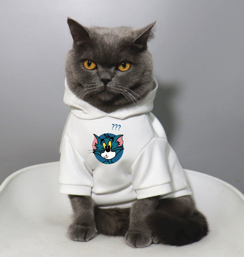 Breathable Cat Sweatshirt – Lightweight Spring & Summer Pet Clothing