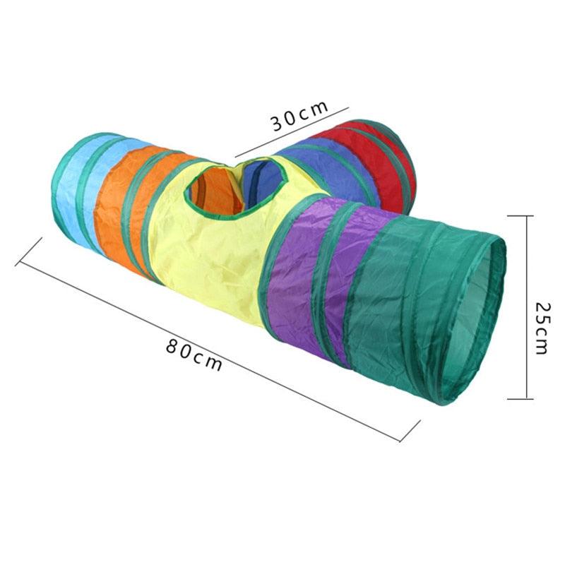 Indoor 2/3/4 5-way Collapsible Pet Tunnel