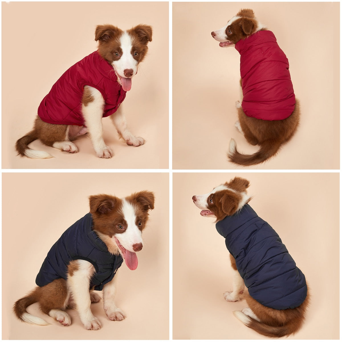 Cozy Winter Dog Coat – Warm & Stylish- Cotton Fleece