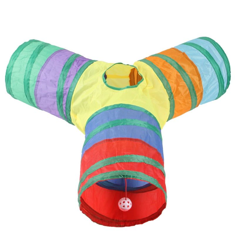 Indoor 2/3/4 5-way Collapsible Pet Tunnel