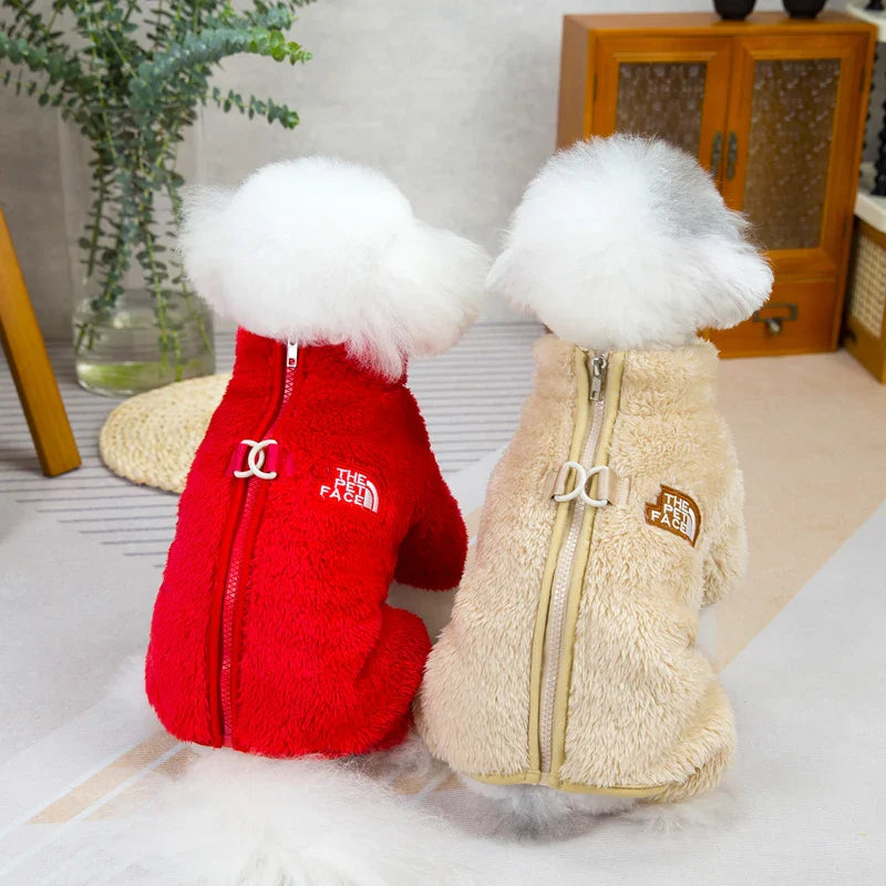 Winter Warmth for Your Pet – New Zipper Jumpsuit Coat for Small Dogs & Cats