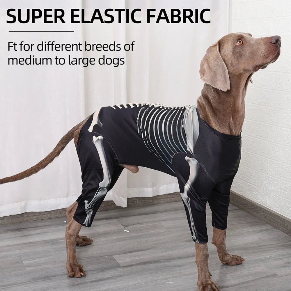 Skeleton Halloween Dog Costume