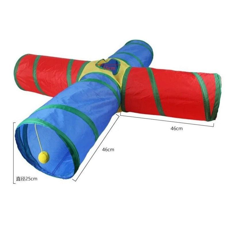 Indoor 2/3/4 5-way Collapsible Pet Tunnel