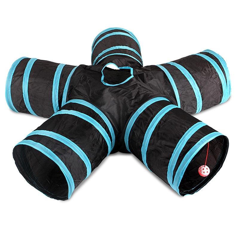 Indoor 2/3/4 5-way Collapsible Pet Tunnel