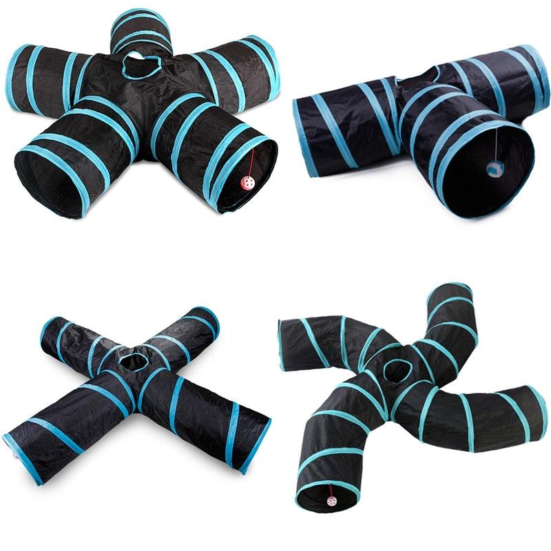 Indoor 2/3/4 5-way Collapsible Pet Tunnel