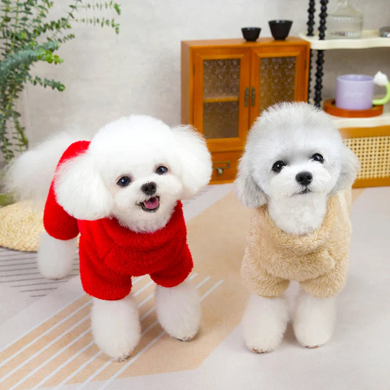 Winter Warmth for Your Pet – New Zipper Jumpsuit Coat for Small Dogs & Cats