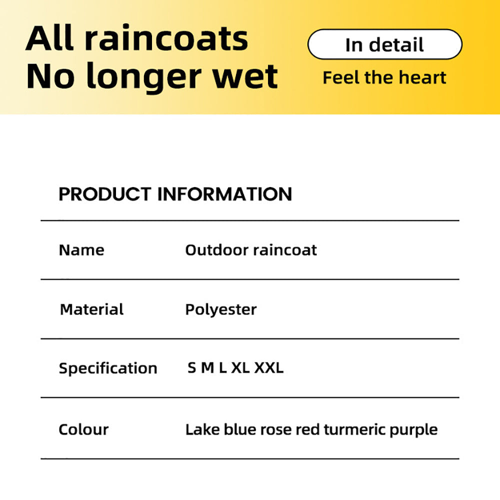 Waterproof Dog Rain Jacket