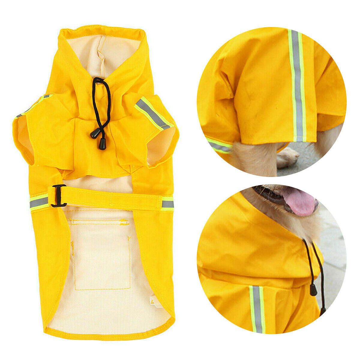 Waterproof Reflective Dog Raincoat