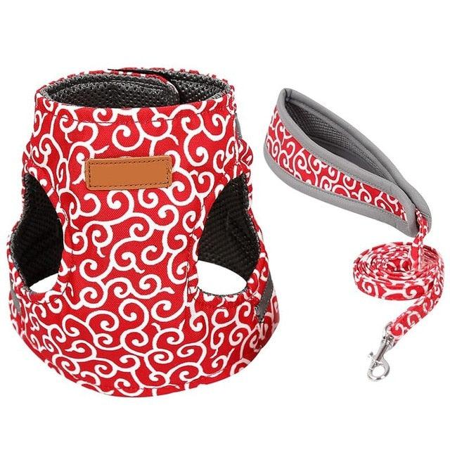 Lovely Floral Cat Harness
