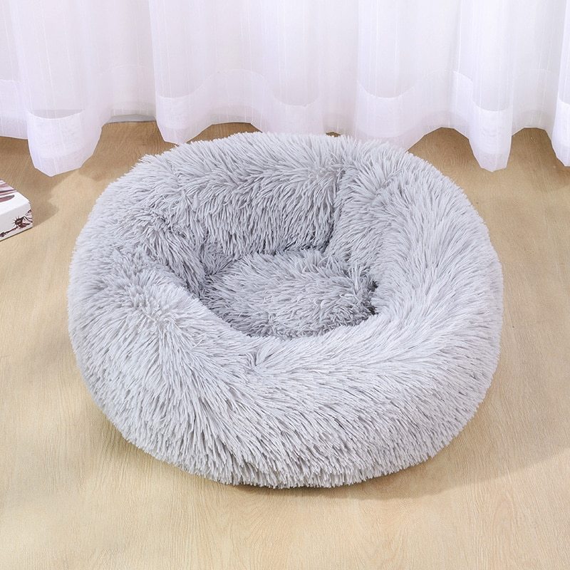 Cute Comfy Donut Shaped Pet Bed