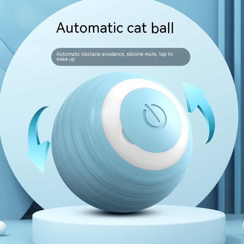 Automatic-Bouncing Rolling Ball Smart Cat Toy