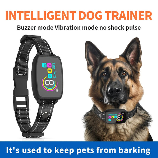 Smart Automatic Anti-Barking Dog Collar Rechargeable, Waterproof Collar For Dogs