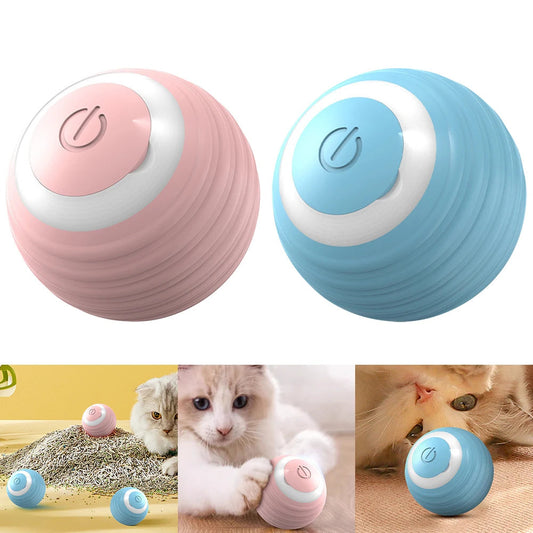 Automatic-Bouncing Rolling Ball Smart Cat Toy