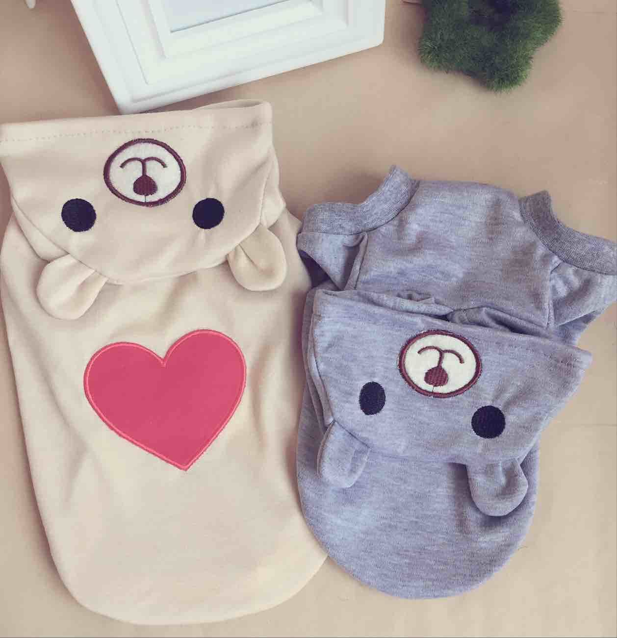 valentine pet clothes, love bears, transform clothes, pet clothes