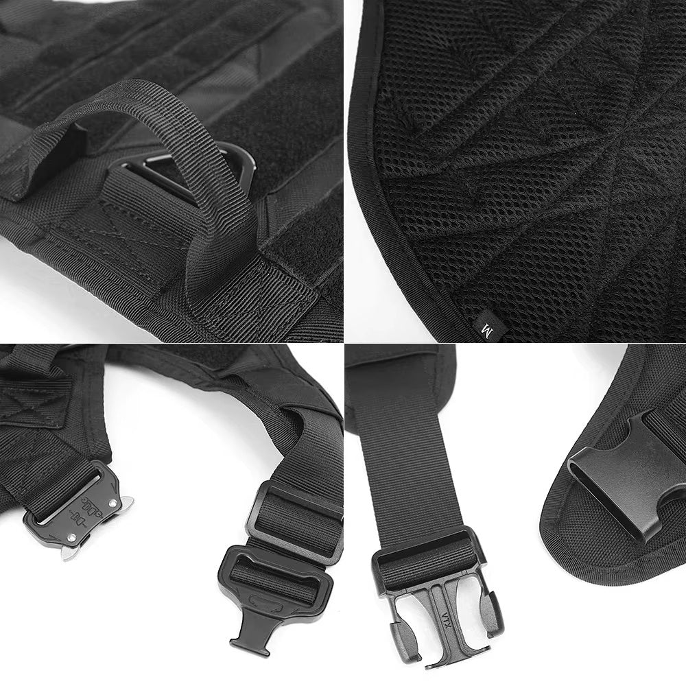 Dog Harness-Luxury Dog Leash Set-Tactical Chest Harness