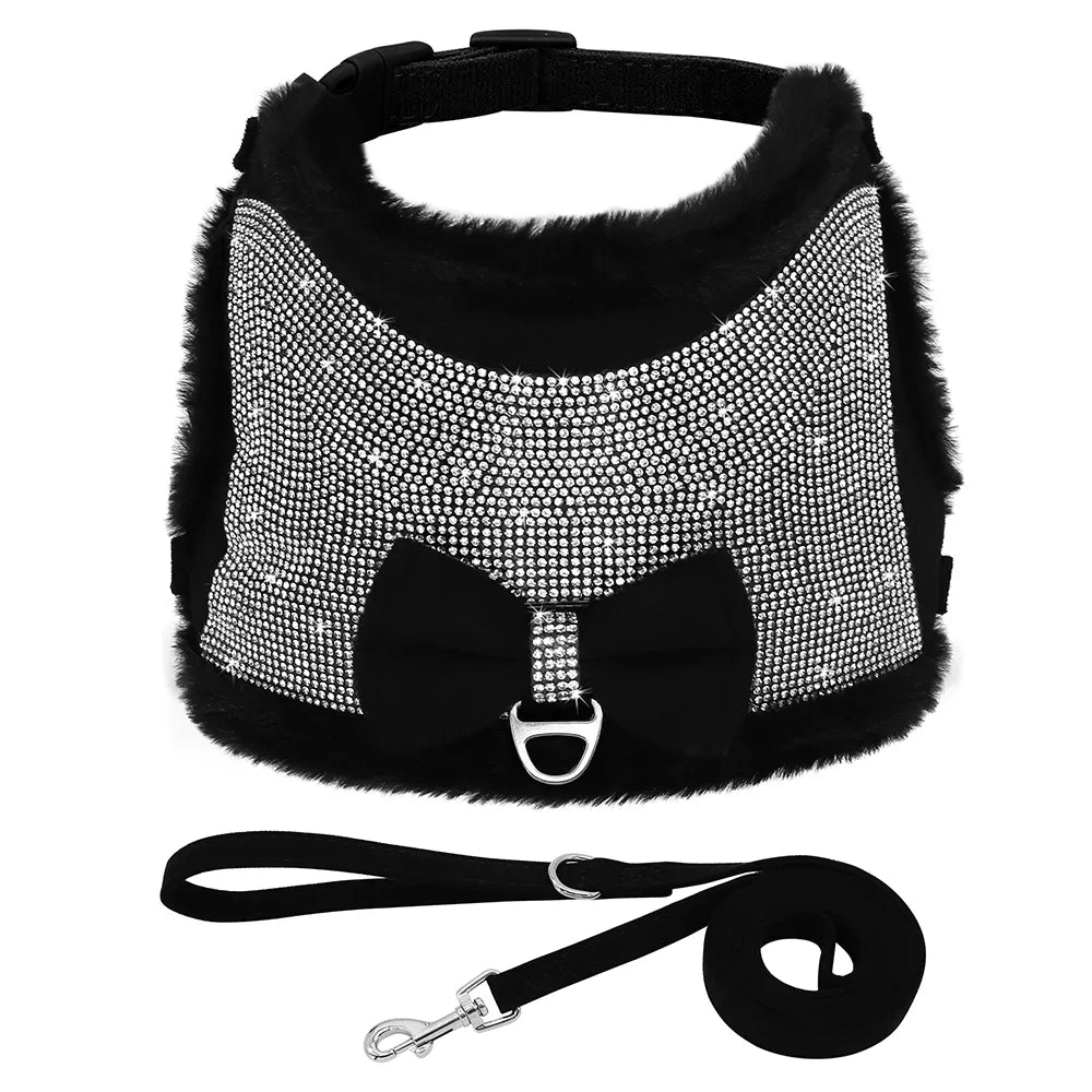Rhinestone Dog Harness