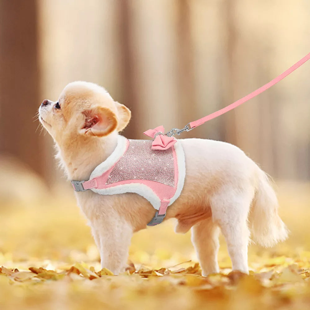 Rhinestone Dog Harness