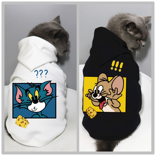 Breathable Cat Sweatshirt – Lightweight Spring & Summer Pet Clothing