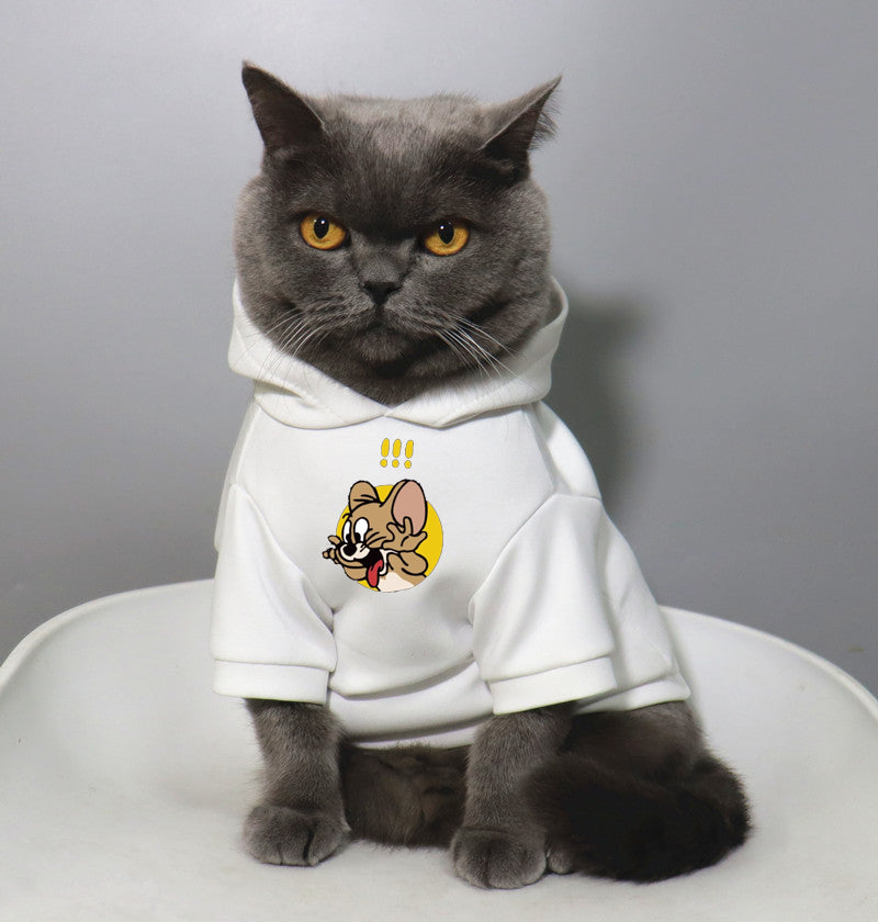 Breathable Cat Sweatshirt – Lightweight Spring & Summer Pet Clothing
