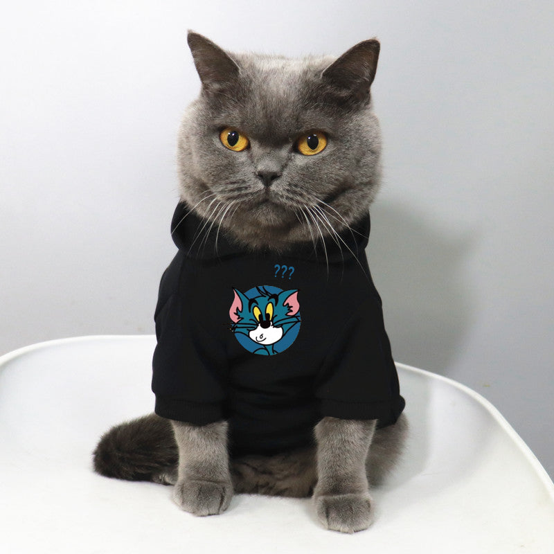 Breathable Cat Sweatshirt – Lightweight Spring & Summer Pet Clothing
