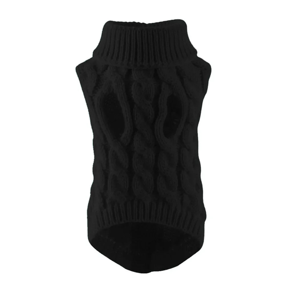 Autumn Winter Solid Fried Dough Twists Knitting Warm Comfort Clothing