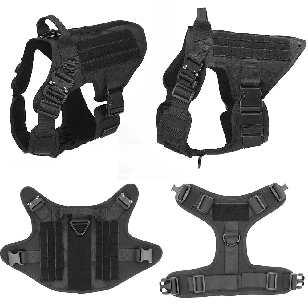 Dog Harness-Luxury Dog Leash Set-Tactical Chest Harness