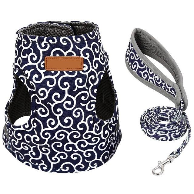 Lovely Floral Cat Harness
